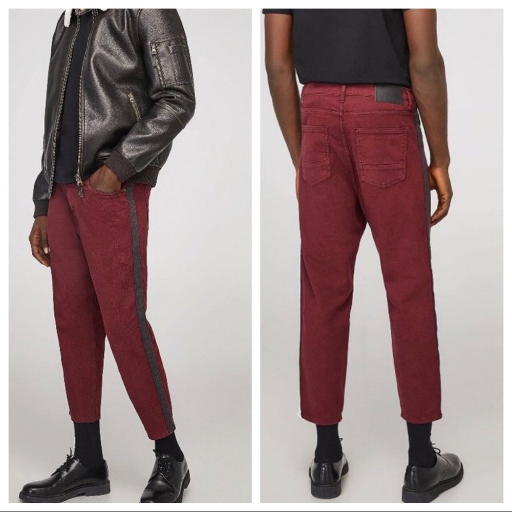 Zara Man Loose Fit Cropped‎ Jeans